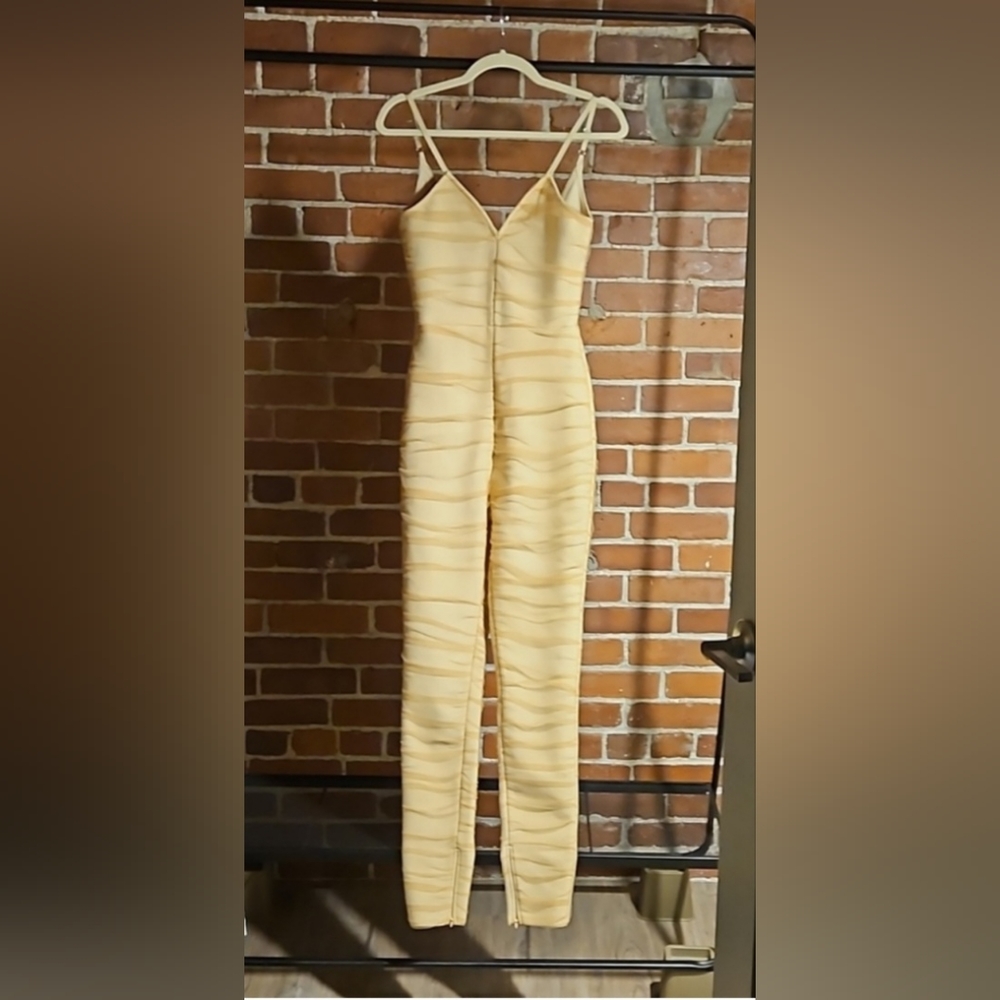 Lali Mesh Bandage Jumpsuit